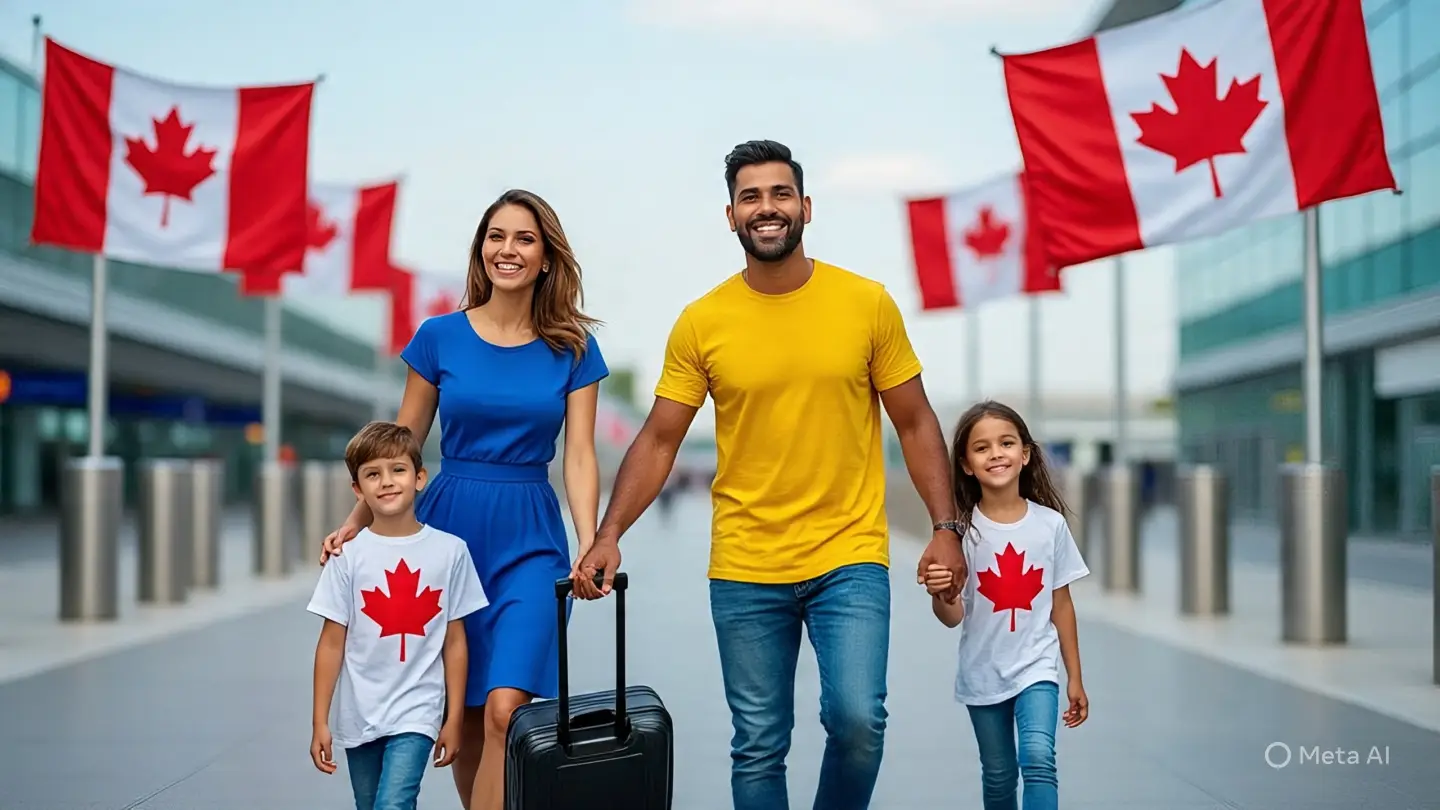 Documentos e laptop - Express Entry e imigração